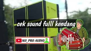 KENDANG CEK SOUND CETANG CETONG KENDANG  line array  cetang cetong  kendang jaipong [upl. by Nailil]