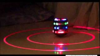 DealtoWorldcom 2Laser  LED Light Show Laser Top Gyroscope with Music Effects [upl. by Klump231]