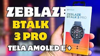 ZeBlaze BTALK 3 PRO  Smartwatch BARATINHO com Cara de PREMIUM [upl. by Valerye]