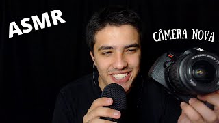 ASMR testando a nova CÂMERA do Canal  Canon t5i [upl. by Animehliw]