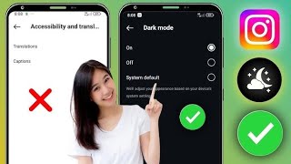 Instagram Ayarlarında Gösterilmeyen Karanlık Mod Nasıl Düzeltilir [upl. by Janie]