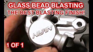 GLASS BEAD BLASTING  POLISHING ALLOY PARTS [upl. by Yrral]