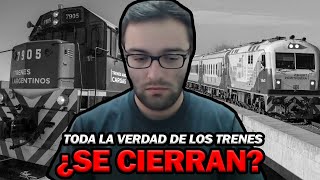 😭 LA VERDADERA SITUACIÓN de TRENES ARGENTINOS en 2024  ¿VAN A CERRARLOS 😭 [upl. by Fiertz]