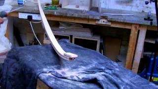 Bow Build Along Part 7  Ash Purple Heart and Hickory [upl. by Sucitivel]