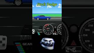 Stock Dodge Vs Tuned Dodge car pixelcarracer carracer dodgecars automobile racer [upl. by Thetos]