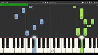 Greensleeves  Easy and Beautiful PIANO TUTORIAL [upl. by Vasiliu]