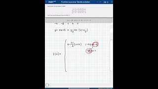 Tabelle als abschnittsweise lineare Funktion beschreiben [upl. by Nyleak]