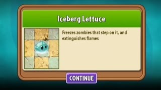 Game Plants Vs Zombies 2  Iceberg Lettuce Unlocked [upl. by Arrek]