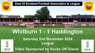 Whitburn v Haddington 2112024 [upl. by Nishom199]