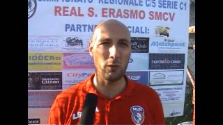 REAL SANTERASMO vs FELDI EBOLI sala stampa [upl. by Airotel773]