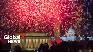 4th of July Dazzling fireworks light up DC on Independence Day [upl. by Rab]