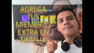 Asi puedes agregar miembros EXTRA en NETFLIX Nueva FUNCIÓN SHORTS [upl. by Murtagh784]