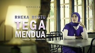 Rheka Restu  Tega Mendua Official Music Video  NADI musik digital [upl. by Nwahsan]