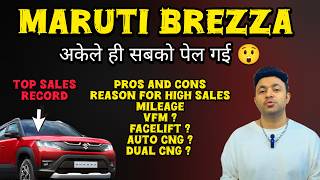 Maruti Brezza अकेले सबको पेल गई 😏 Maruti Brezza Facelift Dual CNG Pros and Cons [upl. by Irvin]