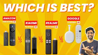 Xiaomi TV Stick 4K vs Amazon Fire Stick 4K Max vs Realme TV Stick 4K vs Google TV Stick 4K🔥 Best😕 [upl. by Canice]