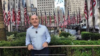 Blendi Fevziu  dikur emigrant sot eshte pronari i 11 Restoranteve njeri ne Rockefeller Center [upl. by Nosiram]