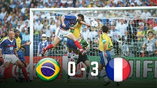 France 3  0 Brazil  World Cup 1998 HD [upl. by Buine]