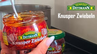 Knusper Zwiebeln von Feinkost Dittmann Das herzhaftknusprige Topping Jetzt probieren [upl. by Kahaleel236]