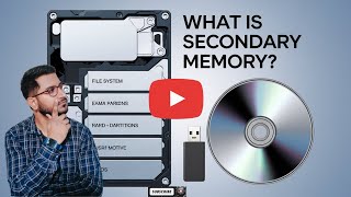 What is Secondary Memory  How many Types of Secondary Memory [upl. by Annahavas]