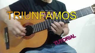 Triunfamos  los panchos Tutorial Guitarra [upl. by Nadnerb32]