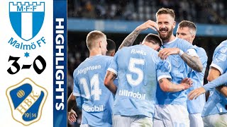 Malmö FF  Halmstads BK 30 Höjdpunkter  Allsvenskan 2023 [upl. by Baerl881]