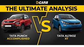 Tata Punch Accomplished vs Altroz XT  Which Is Better  Oct 2021  The Ultimate Analysis [upl. by Nomelif]