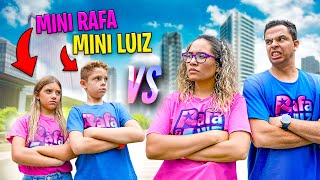 RAFA E LUIZ vs MINI RAFA E LUIZ [upl. by Nappy631]