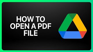 How To Open Pdf Files In Google Drive Tutorial [upl. by Fine481]