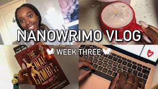 nanowrimo vlog 2022  week three [upl. by Nelac]