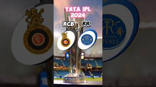 Rcb vs Rr tata ipl 2024 comparison shorts royalchallengersbangalore rajasthanroyals [upl. by Sammy]