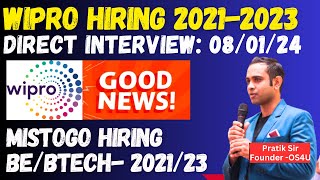 🔴Wipro offcampus Hiring 20212023  Tech amp NonTech  Interview Date 08022023 [upl. by Aikan]