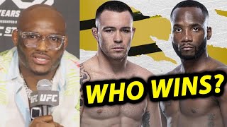 Kamaru Usman on Colby Covington vs Leon Edwards [upl. by Navoj]