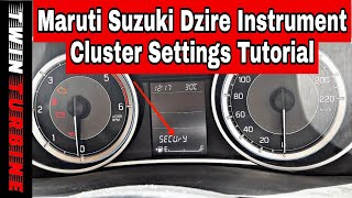 Dzire speedometer settings  Complete tutorial  Twin Turbine [upl. by Akima]