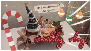 💗 Weekly Vlog 💗 Weihnachtsgesteck  Kleingarten [upl. by Salvucci]