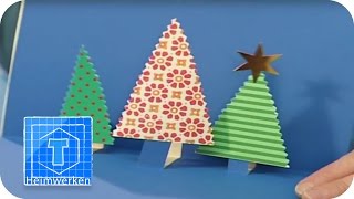 3DWeihnachtskarten  Pop Up Karten  DIY  ToolTown [upl. by Efren]