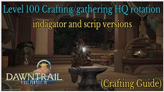 Level 100 crafting gear rotationmacro [upl. by Arnst]