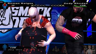 WWE HCTP 2003 MOD 2K25  Roman Reigns OTC vs Cody Rhodes American Nightmare  Smackdown 2024 [upl. by Egamlat]