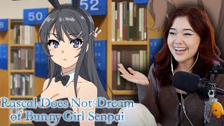 this is actually GOOD  Rascal Does Not Dream of Bunny Girl Senpai Episode 1 Reaction [upl. by Itoc]