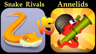 Snake Rivals Vs Annelids Game Comparison [upl. by Herschel]