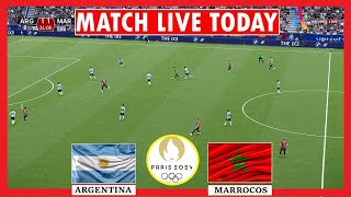 🔴 ARGENTINA U23 x MOROCCO U23 LIVE 🔴 OLYMPIC GAMES 2024⚽Full Match LIVE Today All Goals amp Highlights [upl. by Nerdna]