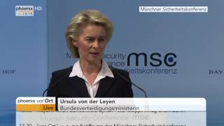 Eröffnung der 52 Münchner Sicherheitskonferenz am 12022016 [upl. by Yddet]