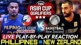 🔴LIVE GILAS PILIPINAS vs NEW ZEALAND TALL BLACKS │ FIBA Asia Cup Qualifier PlayByPlay Reaction [upl. by Maryanna]