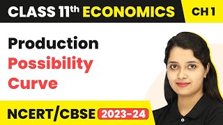 Production Possibility Curve  Introduction  Class 11 Economics [upl. by Nosniv941]