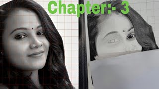 Potrait Realistic pencil shading Chapter3 Art Vibes 20 [upl. by Seessel]