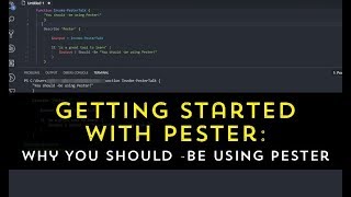 Pester Why You Should Be Using Pester with Jonathan Moss [upl. by Comethuauc685]