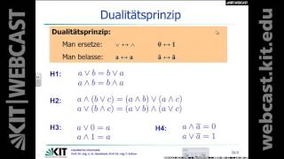 08 Übung 2 Boolesche Algebra Boolesche Funktionen Bestimmung der Normalformen [upl. by Brodench]