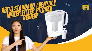 Brita Standard Everyday Water Filter Pitcher Review [upl. by Refinneg]