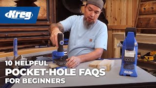 10 Helpful Pocket Hole Joinery FAQs For Beginners [upl. by Eojyllib]