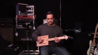 Blues Box Slide Guitar Demo [upl. by Linder54]