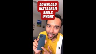 How to download Instagram reels on iPhone 2023 shorts [upl. by Enileuqkcaj]